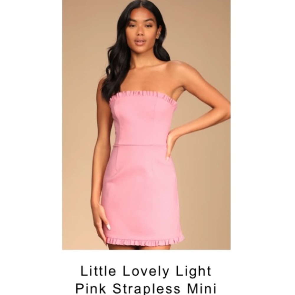 Brand New little lovely pink strapless dress